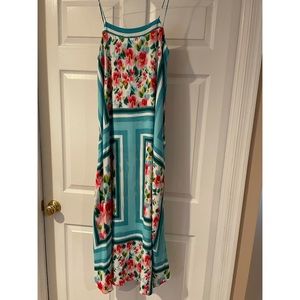 Zara floral maxi dress